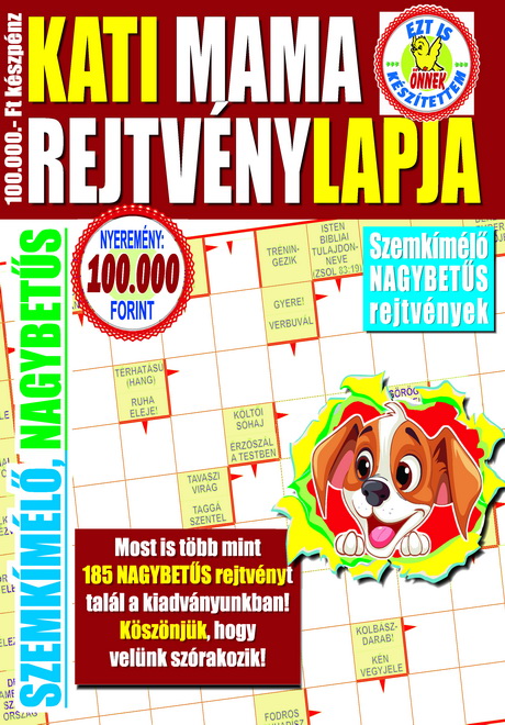 Kati mama rejtvénylapja