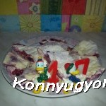 Túrós-erdei gyümölcsös rétes