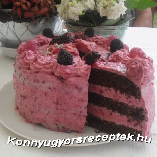 Erdei gyümölcsös, gluténmentesen Erdei gyümölcsös, gluténmentesen