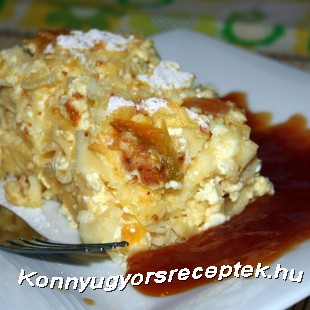 Barackos tésztafelfújt