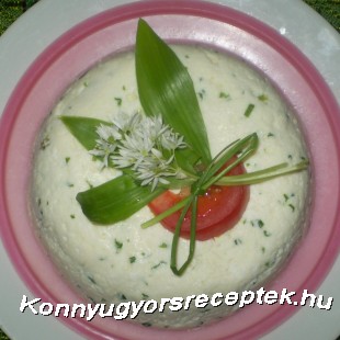 Medvahagymás túrótorta