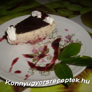 Erdei gyümölcsös túrótorta Erdei gyümölcsös túrótorta