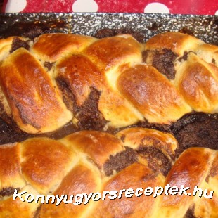 Kakaókrémes kalács Kakaókrémes kalács