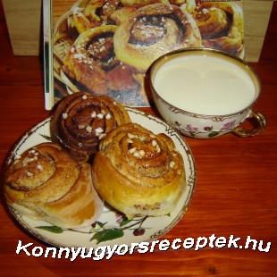 Kanelbullar - fahéjas csiga Kanelbullar - fahéjas csiga
