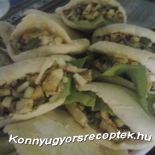 Házi gyros pitában