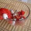 Mozzarellás paradicsomsaláta bazsalikommal