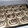 Kakós csiga ( hajtogatott vajas tésztából) 
