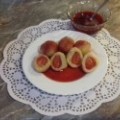 Epres gombóc eperöntettel 