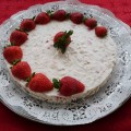 Diétás-túrós epertorta